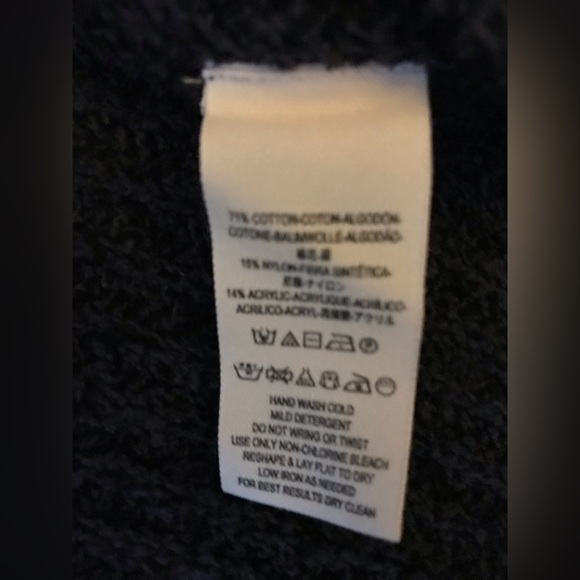 Free People Low Tide Oversized Cardi with pockets- navy blue - Picture 8 of 16